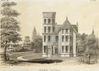 Picture 16 of 126 from The model architect : a series of original designs for cottages, villas, suburban residences, etc., accompanied by explanations, specifications, estimates, and elaborate details : prepared expressly for the use of projectors and artisans throughout the United States (1852), leaf 44