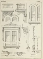 An illustration from The model architect : a series of original designs for cottages, villas, suburban residences, etc., accompanied by explanations, specifications, estimates, and elaborate details : prepared expressly for the use of projectors and artisans throughout the United States (1852)
