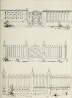 An illustration from The model architect : a series of original designs for cottages, villas, suburban residences, etc., accompanied by explanations, specifications, estimates, and elaborate details : prepared expressly for the use of projectors and artisans throughout the United States (1852)