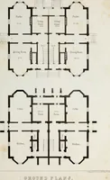 An illustration from The model architect : a series of original designs for cottages, villas, suburban residences, etc., accompanied by explanations, specifications, estimates, and elaborate details : prepared expressly for the use of projectors and artisans throughout the United States (1852)