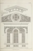 An illustration from The model architect : a series of original designs for cottages, villas, suburban residences, etc., accompanied by explanations, specifications, estimates, and elaborate details : prepared expressly for the use of projectors and artisans throughout the United States (1852)