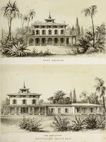 An illustration from The model architect : a series of original designs for cottages, villas, suburban residences, etc., accompanied by explanations, specifications, estimates, and elaborate details : prepared expressly for the use of projectors and artisans throughout the United States (1852)
