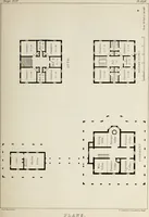 An illustration from The model architect : a series of original designs for cottages, villas, suburban residences, etc., accompanied by explanations, specifications, estimates, and elaborate details : prepared expressly for the use of projectors and artisans throughout the United States (1852)