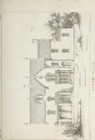 An illustration from The model architect : a series of original designs for cottages, villas, suburban residences, etc., accompanied by explanations, specifications, estimates, and elaborate details : prepared expressly for the use of projectors and artisans throughout the United States (1852)