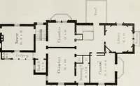 An illustration from The model architect : a series of original designs for cottages, villas, suburban residences, etc., accompanied by explanations, specifications, estimates, and elaborate details : prepared expressly for the use of projectors and artisans throughout the United States (1852)