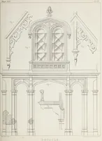An illustration from The model architect : a series of original designs for cottages, villas, suburban residences, etc., accompanied by explanations, specifications, estimates, and elaborate details : prepared expressly for the use of projectors and artisans throughout the United States (1852)
