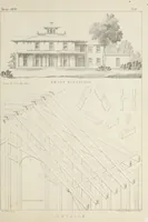 An illustration from The model architect : a series of original designs for cottages, villas, suburban residences, etc., accompanied by explanations, specifications, estimates, and elaborate details : prepared expressly for the use of projectors and artisans throughout the United States (1852)
