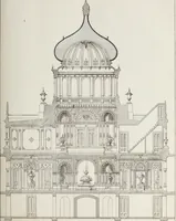 An illustration from The model architect : a series of original designs for cottages, villas, suburban residences, etc., accompanied by explanations, specifications, estimates, and elaborate details : prepared expressly for the use of projectors and artisans throughout the United States (1852)
