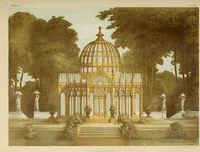 An illustration from The model architect : a series of original designs for cottages, villas, suburban residences, etc., accompanied by explanations, specifications, estimates, and elaborate details : prepared expressly for the use of projectors and artisans throughout the United States (1852)