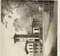 An illustration from The model architect : a series of original designs for cottages, villas, suburban residences, etc., accompanied by explanations, specifications, estimates, and elaborate details : prepared expressly for the use of projectors and artisans throughout the United States (1852)