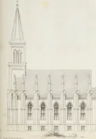 An illustration from The model architect : a series of original designs for cottages, villas, suburban residences, etc., accompanied by explanations, specifications, estimates, and elaborate details : prepared expressly for the use of projectors and artisans throughout the United States (1852)