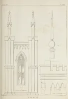 An illustration from The model architect : a series of original designs for cottages, villas, suburban residences, etc., accompanied by explanations, specifications, estimates, and elaborate details : prepared expressly for the use of projectors and artisans throughout the United States (1852)