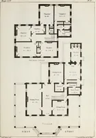 An illustration from The model architect : a series of original designs for cottages, villas, suburban residences, etc., accompanied by explanations, specifications, estimates, and elaborate details : prepared expressly for the use of projectors and artisans throughout the United States (1852)