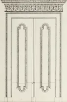 An illustration from The model architect : a series of original designs for cottages, villas, suburban residences, etc., accompanied by explanations, specifications, estimates, and elaborate details : prepared expressly for the use of projectors and artisans throughout the United States (1852)