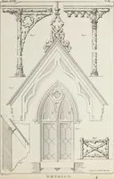 An illustration from The model architect : a series of original designs for cottages, villas, suburban residences, etc., accompanied by explanations, specifications, estimates, and elaborate details : prepared expressly for the use of projectors and artisans throughout the United States (1852)