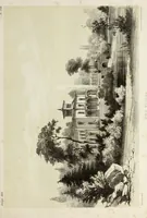 An illustration from The model architect : a series of original designs for cottages, villas, suburban residences, etc., accompanied by explanations, specifications, estimates, and elaborate details : prepared expressly for the use of projectors and artisans throughout the United States (1852)