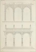 An illustration from The model architect : a series of original designs for cottages, villas, suburban residences, etc., accompanied by explanations, specifications, estimates, and elaborate details : prepared expressly for the use of projectors and artisans throughout the United States (1852)