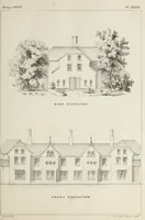 An illustration from The model architect : a series of original designs for cottages, villas, suburban residences, etc., accompanied by explanations, specifications, estimates, and elaborate details : prepared expressly for the use of projectors and artisans throughout the United States (1852)