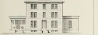 An illustration from The model architect : a series of original designs for cottages, villas, suburban residences, etc., accompanied by explanations, specifications, estimates, and elaborate details : prepared expressly for the use of projectors and artisans throughout the United States (1852)