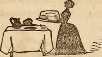 An illustration from The model book of dreams, fortune teller, and epitome of parlor entertainments (1864)
