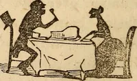 An illustration from The model book of dreams, fortune teller, and epitome of parlor entertainments (1864)