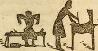 An illustration from The model book of dreams, fortune teller, and epitome of parlor entertainments (1864)