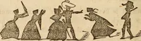 An illustration from The model book of dreams, fortune teller, and epitome of parlor entertainments (1864)