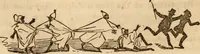 An illustration from The model book of dreams, fortune teller, and epitome of parlor entertainments (1864)
