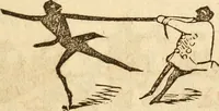 An illustration from The model book of dreams, fortune teller, and epitome of parlor entertainments (1864)