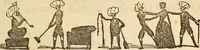 An illustration from The model book of dreams, fortune teller, and epitome of parlor entertainments (1864)