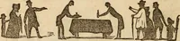 An illustration from The model book of dreams, fortune teller, and epitome of parlor entertainments (1864)