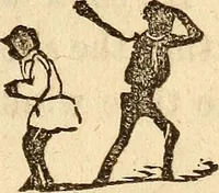 An illustration from The model book of dreams, fortune teller, and epitome of parlor entertainments (1864)