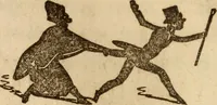 An illustration from The model book of dreams, fortune teller, and epitome of parlor entertainments (1864)