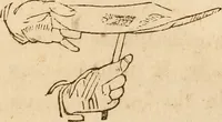 An illustration from The model book of dreams, fortune teller, and epitome of parlor entertainments (1864)