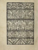 An illustration from Modelbüch neuw aller art Nehens uñ Stickens : jetzund wider mit vil Mödlen vnd Stahlen : allen Steinmetzen, Seidenstickern, vnnd Neterin sehr nützlich vnnd lustig zügericht (1562)
