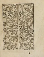 An illustration from Modelbüch neuw aller art Nehens uñ Stickens : jetzund wider mit vil Mödlen vnd Stahlen : allen Steinmetzen, Seidenstickern, vnnd Neterin sehr nützlich vnnd lustig zügericht (1562)
