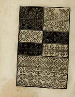 Picture 20 of 34 from Modelbüch neuw aller art Nehens uñ Stickens : jetzund wider mit vil Mödlen vnd Stahlen : allen Steinmetzen, Seidenstickern, vnnd Neterin sehr nützlich vnnd lustig zügericht (1562), leaf 54