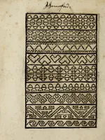 Picture 22 of 34 from Modelbüch neuw aller art Nehens uñ Stickens : jetzund wider mit vil Mödlen vnd Stahlen : allen Steinmetzen, Seidenstickern, vnnd Neterin sehr nützlich vnnd lustig zügericht (1562), leaf 56