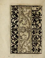 Picture 26 of 34 from Modelbüch neuw aller art Nehens uñ Stickens : jetzund wider mit vil Mödlen vnd Stahlen : allen Steinmetzen, Seidenstickern, vnnd Neterin sehr nützlich vnnd lustig zügericht (1562), leaf 60