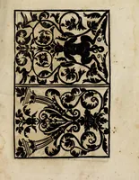 An illustration from Modelbüch neuw aller art Nehens uñ Stickens : jetzund wider mit vil Mödlen vnd Stahlen : allen Steinmetzen, Seidenstickern, vnnd Neterin sehr nützlich vnnd lustig zügericht (1562)
