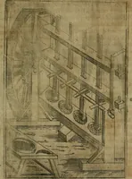 Picture 71 of 137 from Modelles, artifices de fev, et divers instrvmes de gverre : avec les moyes de s'en prevaloir : pour assieger, battre, surprendre, et deffendre toutes places : vtiles et necessaires a touvs cevx qvi fond profession des armes (1598), leaf 112