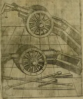 Picture 86 of 137 from Modelles, artifices de fev, et divers instrvmes de gverre : avec les moyes de s'en prevaloir : pour assieger, battre, surprendre, et deffendre toutes places : vtiles et necessaires a touvs cevx qvi fond profession des armes (1598), leaf 134