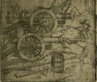 Picture 90 of 137 from Modelles, artifices de fev, et divers instrvmes de gverre : avec les moyes de s'en prevaloir : pour assieger, battre, surprendre, et deffendre toutes places : vtiles et necessaires a touvs cevx qvi fond profession des armes (1598), leaf 142