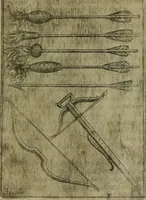 Picture 106 of 137 from Modelles, artifices de fev, et divers instrvmes de gverre : avec les moyes de s'en prevaloir : pour assieger, battre, surprendre, et deffendre toutes places : vtiles et necessaires a touvs cevx qvi fond profession des armes (1598), leaf 160
