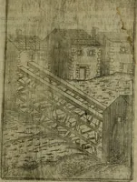 Picture 134 of 137 from Modelles, artifices de fev, et divers instrvmes de gverre : avec les moyes de s'en prevaloir : pour assieger, battre, surprendre, et deffendre toutes places : vtiles et necessaires a touvs cevx qvi fond profession des armes (1598), leaf 212