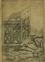 Picture 20 of 137 from Modelles, artifices de fev, et divers instrvmes de gverre : avec les moyes de s'en prevaloir : pour assieger, battre, surprendre, et deffendre toutes places : vtiles et necessaires a touvs cevx qvi fond profession des armes (1598), leaf 38