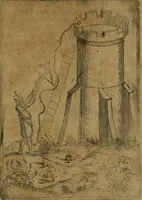 An illustration from Modelles, artifices de fev, et divers instrvmes de gverre : avec les moyes de s'en prevaloir : pour assieger, battre, surprendre, et deffendre toutes places : vtiles et necessaires a touvs cevx qvi fond profession des armes (1598)
