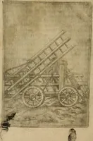 Picture 42 of 137 from Modelles, artifices de fev, et divers instrvmes de gverre : avec les moyes de s'en prevaloir : pour assieger, battre, surprendre, et deffendre toutes places : vtiles et necessaires a touvs cevx qvi fond profession des armes (1598), leaf 69