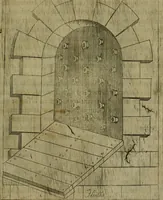 Picture 57 of 137 from Modelles, artifices de fev, et divers instrvmes de gverre : avec les moyes de s'en prevaloir : pour assieger, battre, surprendre, et deffendre toutes places : vtiles et necessaires a touvs cevx qvi fond profession des armes (1598), leaf 90