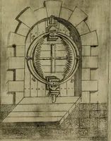 Picture 59 of 137 from Modelles, artifices de fev, et divers instrvmes de gverre : avec les moyes de s'en prevaloir : pour assieger, battre, surprendre, et deffendre toutes places : vtiles et necessaires a touvs cevx qvi fond profession des armes (1598), leaf 94
